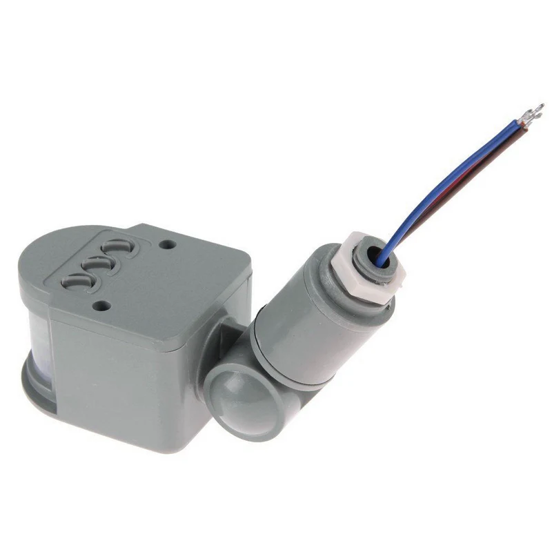 180 Degree Rotation Motion Sensor Light Switch AC 90V  to 240V Automatic Infrared PIR Motion Sensor Switch for LED Light