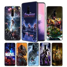 Avengers Marvel Endgame Thanos Soft Black Silicone Case Cover for OnePlus 6 6T 7 Pro 5G Ultra-thin TPU Phone Back Protective