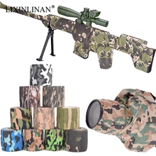

LIXINLINAN 5cmx4.5m Army Camo Outdoor Hunting Shooting Tool Camouflage Stealth Tape Waterproof Wrap Durable basketball
