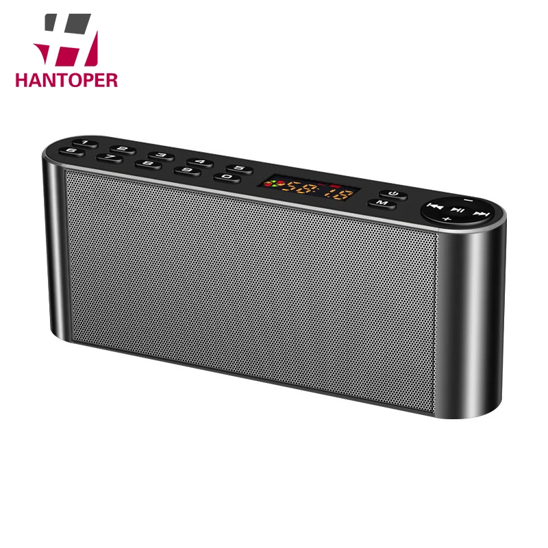 HANTOPER HiFi Wireless Speaker Dual Bass Bluetooth Speaker Portable Subwoofer With Led Display Speaker Support TF FM Radio USB HANTOPER HiFi Wireless Speaker Dual Bass Bluetooth Speaker Portable Subwoofer With Led Display Speaker Support TF FM Radio USB