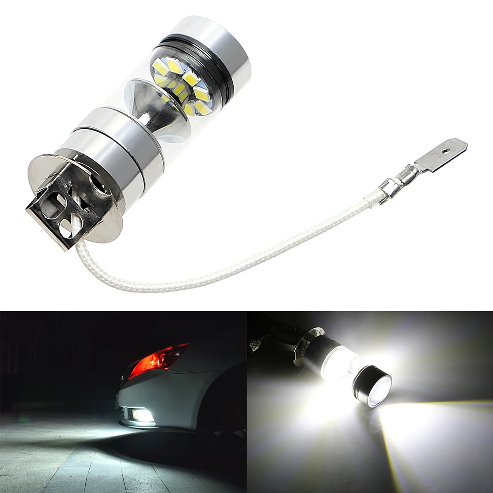H3 100W LED 12V Auto Bulbs Car Headlamp Car Fog Lamps Car styling