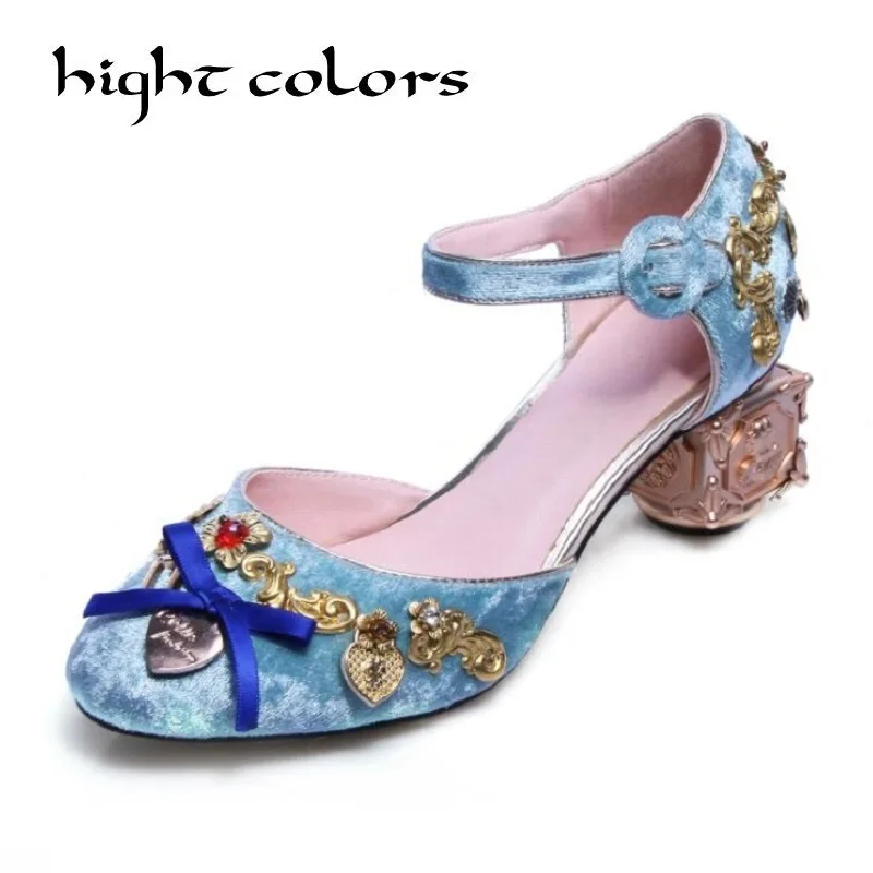 

2018 New fashion brand shoes luxury large size flower high heels women pumps party wedding birdcages shoes women big size 40 43