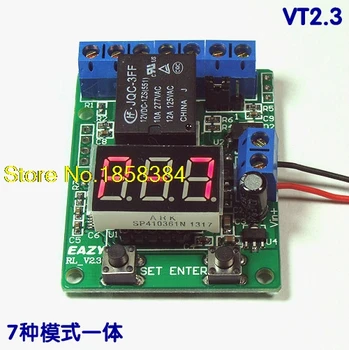 

Free Shipping 5pcs/lot Voltage switch / signal timing start / trigger timer / Car 12V delay relay / VT2.3