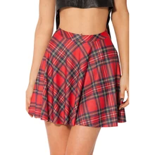 Skirts Women s 2017 Autumn New Design Fashion High Waist Short Mini Pleated Plaid Women s
