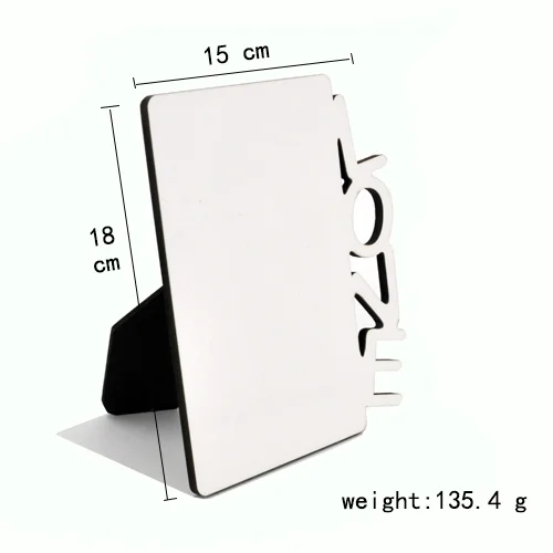 

10 pcs/lot sublimation blank DIY Wooden photo frames love MDF frame hard board photo gift print decorative unframed panels