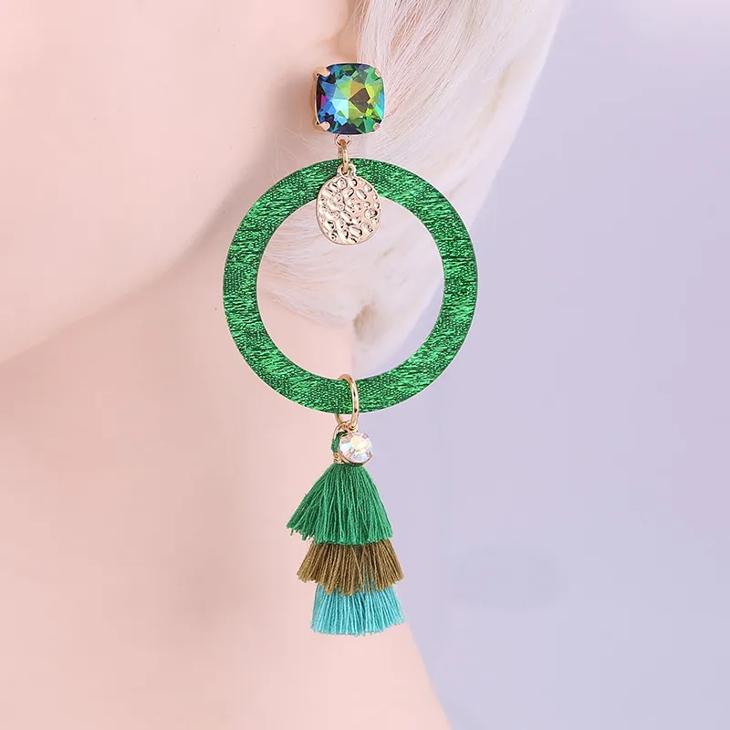 Earrings Green