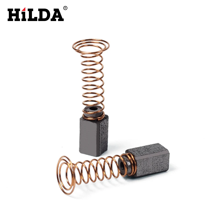 

HILDA Universal carbon brush cutting electric grinder carbon brush Power tool brush for 150W/400W 6PCS