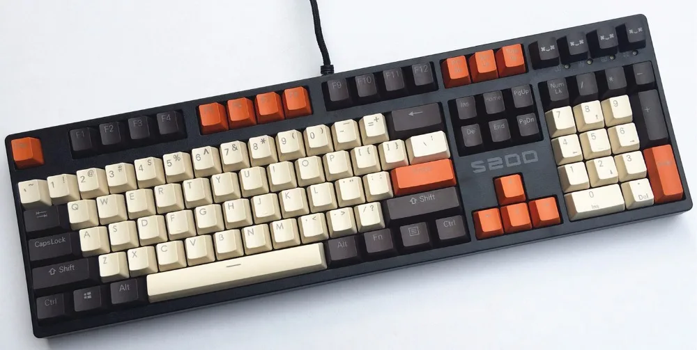 MP Carbon 108/87 ключи двойной удар светодиодный PBT колпачки OEM профиль Cherry MX Переключатель для механической игровой клавиатуры