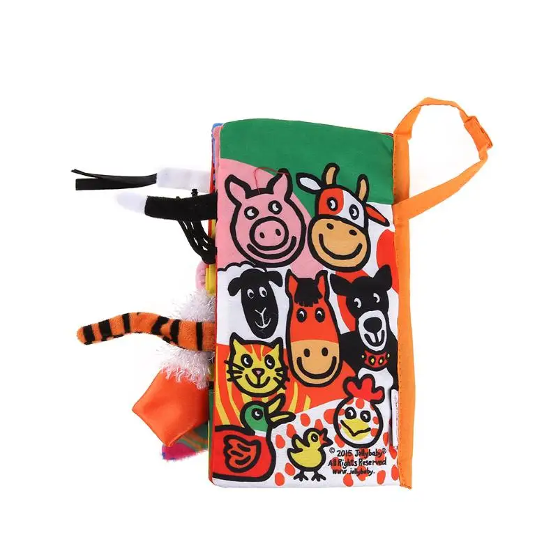 Baby Soft Cloth Book Cartoon Animal Kids Toys Early Children Infant Development Educational Learning Unfolding Activity Book Baby Soft Cloth Book Cartoon Animal Kids Toys Early Children Infant Development Educational Learning Unfolding Activity Book