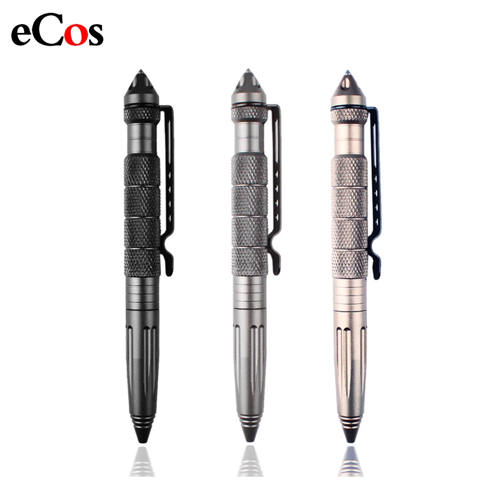 

Portable Multipurpose Anti-skid personalized Aviation Aluminum Personal Self Defense Tactical Pen Tool Tungsten Steel Head