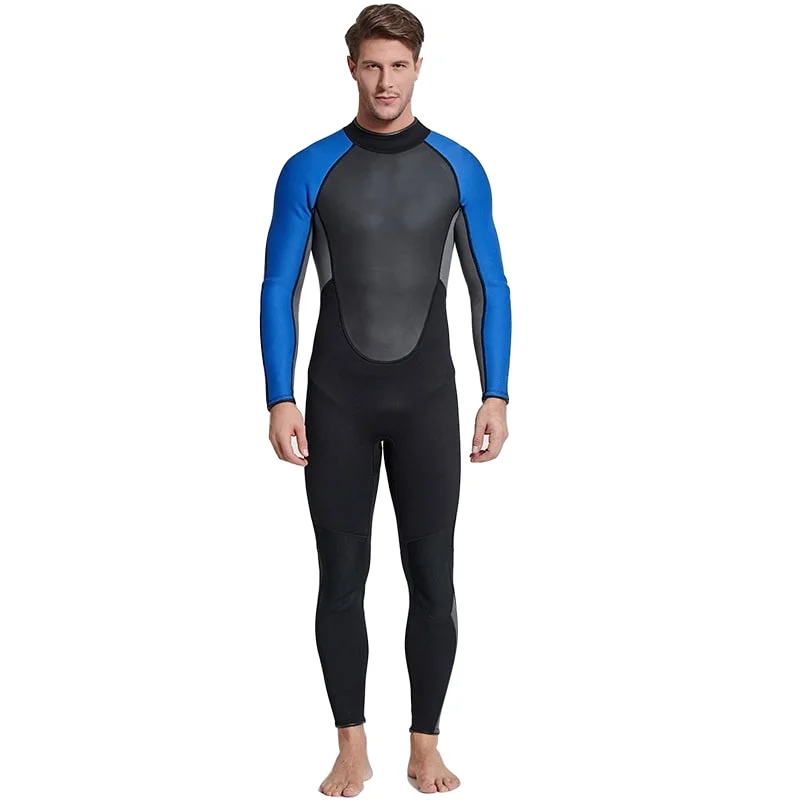 Buy Plus Size 3mm Neoprene Men One Piece Spearfishing