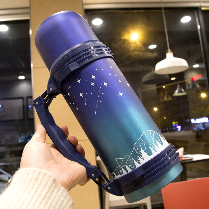 

LISM Large Capacity Portable Heat Preservation Water Cup Cooling Cup thermos Is Suitable for Traveling with Hot Water Bottles