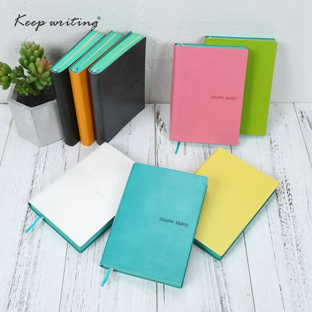 a6 portable notebook grid paper graph pages cute small note planners cute graph paper notebook