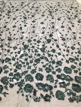 

p tulle lace with glued glitter fashion Cyndi-1011121 african glitter lace fabric for arty dress 5yard/lot embroidered