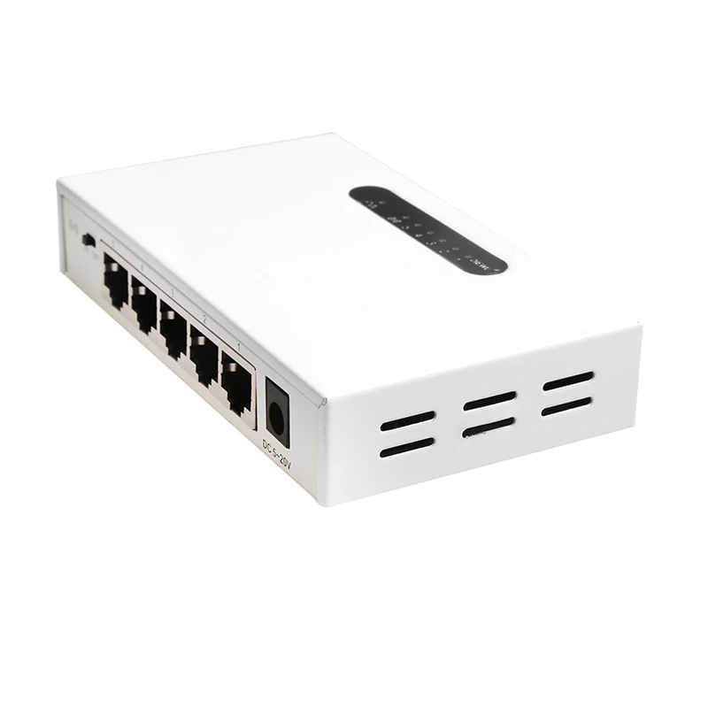 10/100Mbps 5 Port Mini Switch Desktop RJ45 rj 45 lan Network Adapter EU/US adapter