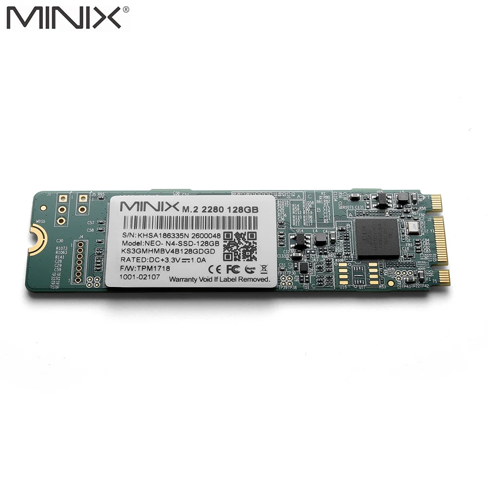 Твердотельный накопитель MINIX NEO N4 128 ГБ M.2 2280 SATA III SSD для мини ПК|Мини ПК| |