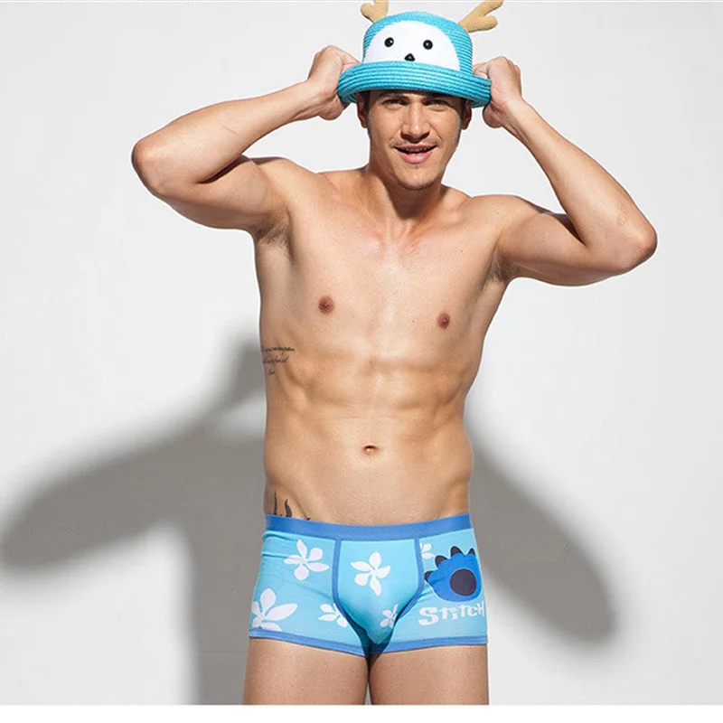 Free-Shipping-high-quality-brand-couple-panties-cartoon-Cotton-Men-s-Boxer-Shorts-Underwear-sexy-women