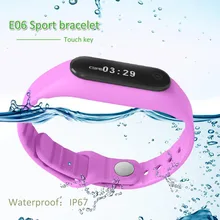 Сенсорный экран Смарт Носимых устройств Bluetooth Smart Браслет фитнес трекер smartband для Xiaomi телефона Android