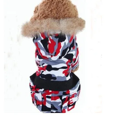 18 Одежда для собак, французский щенок, одежда для маленьких собак, Ши-тцу, йоркширский терьер, зимнее пальто, куртка, костюм, Комбинезоны - Цвет: 1