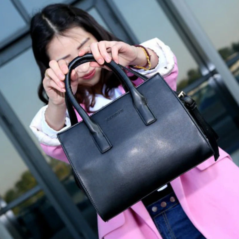 Горячая Мода для женщин большой тонкий PU Saffiano Crossbody сумка прилив вечерние офис OL