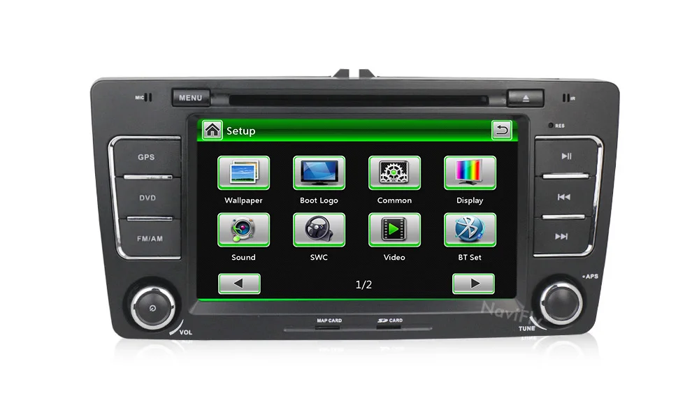 Discount NaviFly car dvd player for SKODA Octavia 2009-2013 car gps radio player support canbus USB BT SD RDS 7"Capacitive Screen 2din 10