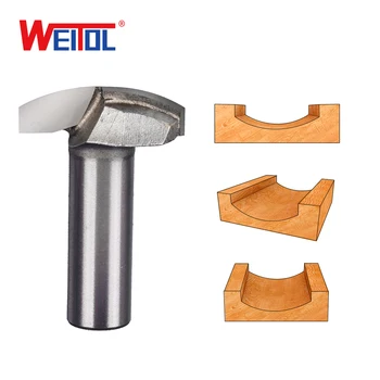 

WeiTol 1pcs Engraving Bit solid carbide router bit Woodworking Tools CNC milling cutter endmill for wood
