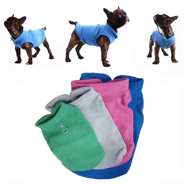 Winter Fleece Pet Clothes for Dogs Puppy Clothing French Bulldog Coat
