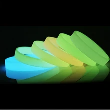 Colorful Luminous Silicone Sports Bracelets& Bangles Women Fluorescent Rubber Fitness Wristband Bracelet Glow In Dark