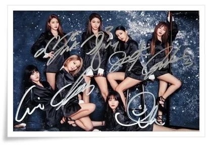 

AOA autographed signed original photo ANGEL`S KNOCK 4*6 inches collection new korean freeshipping 12.2016