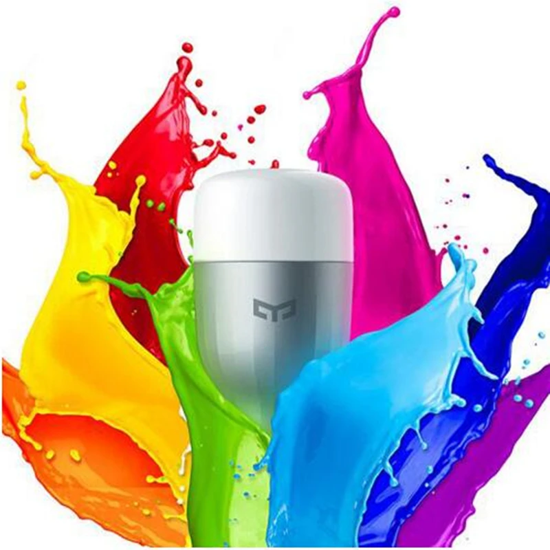 

New Xiaomi Yeelight Colorful Smart LED Light Bulb Adjustable Brightness Mi LED Lamp Supports Phone APP WIFI Control