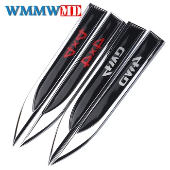 

2PCS/set Metal Sticker for Lada Granta Vesta Niva 4x4 Logo Car Sticker Side 4WD Emblem The side Badge Decal Auto Decoration