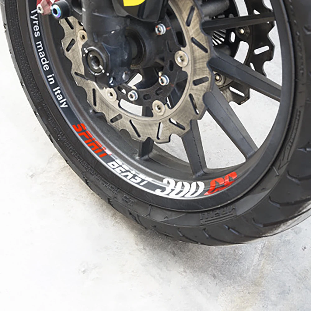 

SPIRIT BEAST Motorcycle Wheel Stickers Pegatinas Moto Tank Pad Motorbike Sticker Tires Motorcycle Autocollant Moto Sticker Decal