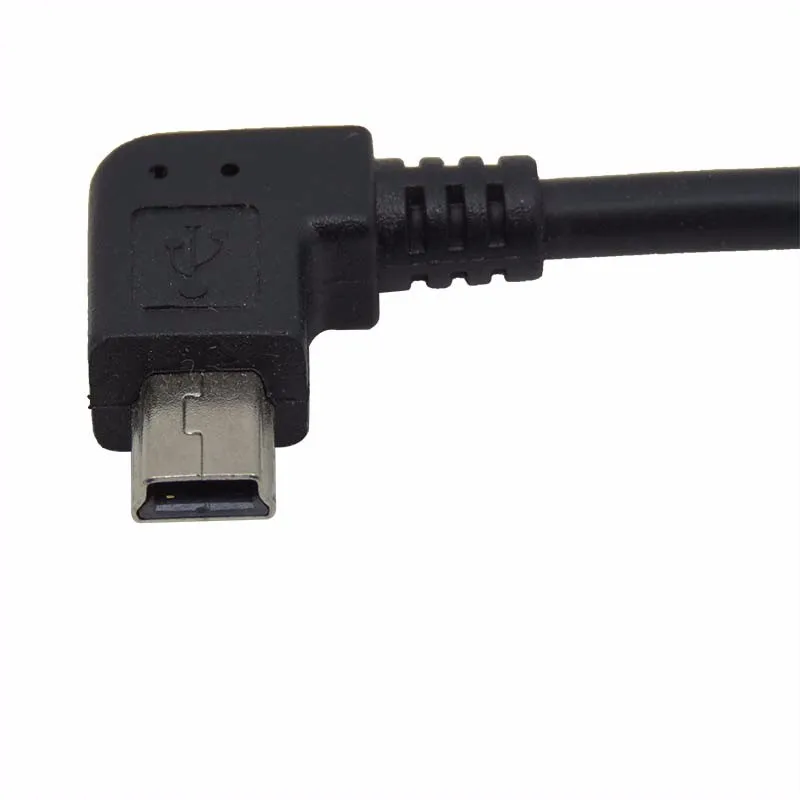 1 шт. правый 90 градусов Угловой USB Mini 5Pin к A/F OTG Хост-кабель