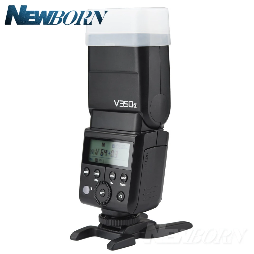 Вспышка Godox V350S TTL HSS 1/8000s Speedlite со встроенным литий ионным аккумулятором 2000 мАч для
