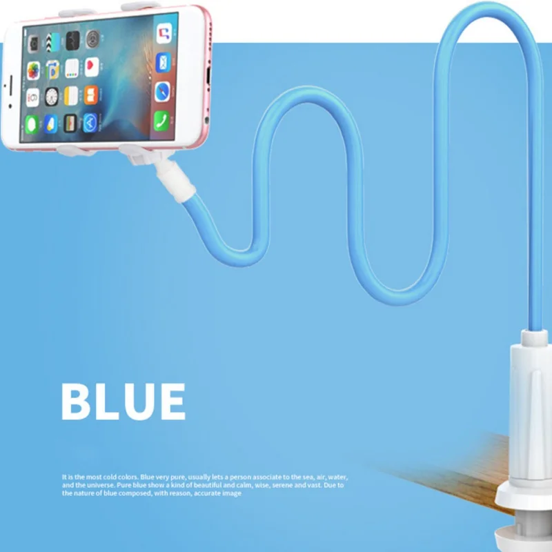 

Universal Mobile Phone Holder Long Arm Lazy Mount Bracket Stand for Desk Bed 360 Degree Flexible Rotate Stander