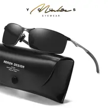 Поляризованные солнцезащитные очки для мужчин, уличные очки для вождения, очки ночного видения, меняющие цвет, очки с металлической оправой, солнцезащитные очки для мужчин