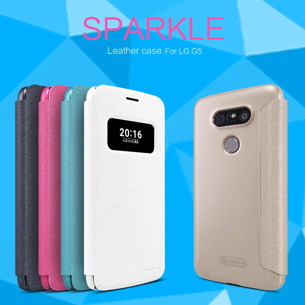 For LG G5 case Nillkin Sparkle cover for LG G5 phone cases