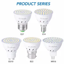 GU10 Led Lamp MR16 Corn Bulb E27 220V Led Light Bulb E14 Led Ampoule for Home Spotlight B22 SMD2835 Energy Saving GU5.3 4W 6W 8W