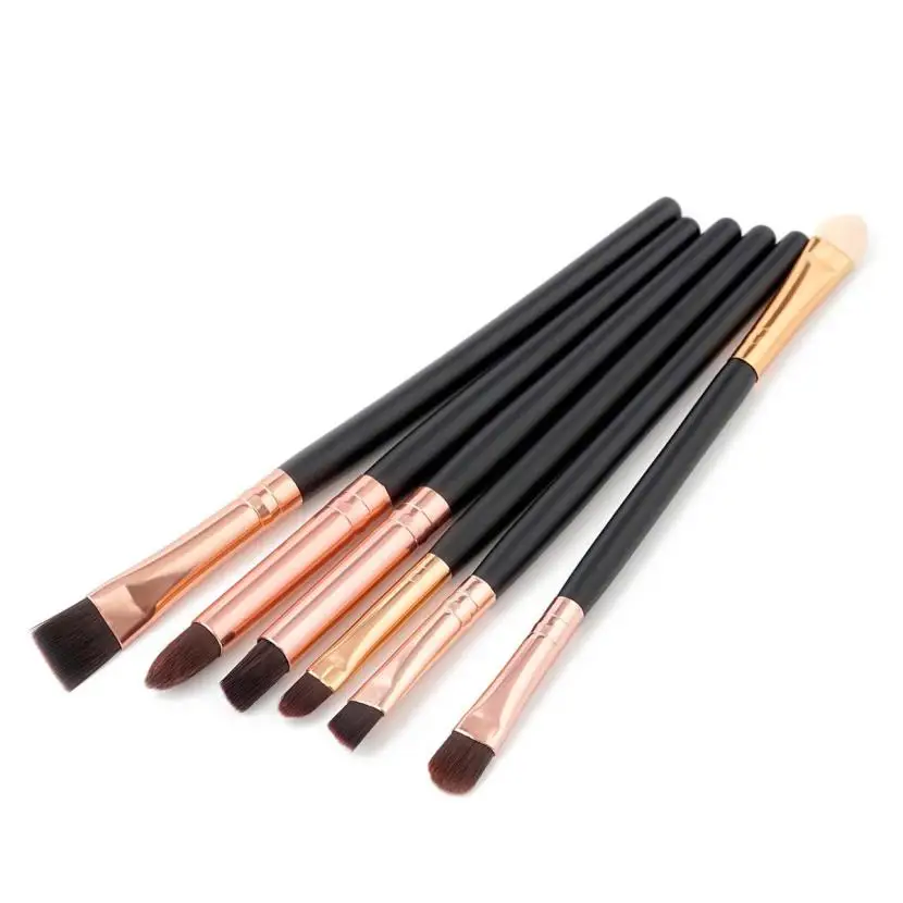 6pcs/1set Fundamental Set Makeup Brush Cosmetic Makeup Brush Lip Makeup Brush Eyeshadow Brush