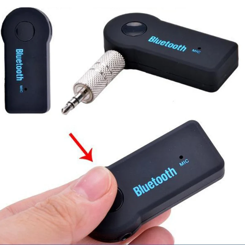 

Universal 3.5mm Mini Wireless Car Bluetooth Audio Music Receiver Adapter Auto AUX Streaming A2DP Kit for Speaker MIC Headphone