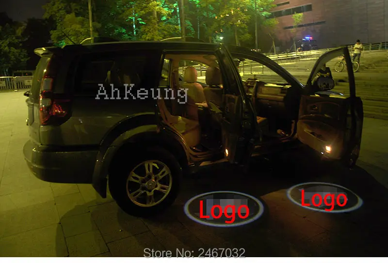 For Volvo V70 XC70 Wireless Car Door Welcome Light Logo Car LED Door Warning Light Car Door Shadow led Projector Logo Light (1)