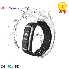 Спорт 20 м водонепроницаемый SmartBand Bluetooth браслет монитор сердечного ритма браслет шагомер активности фитнес-трекер Smartband