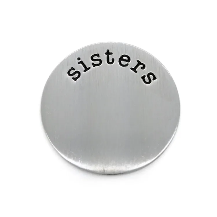 

New style 10pcs/lot 22mm large silver floating plate sisters disk fit 30mm glass floating charms locket Glass Lock