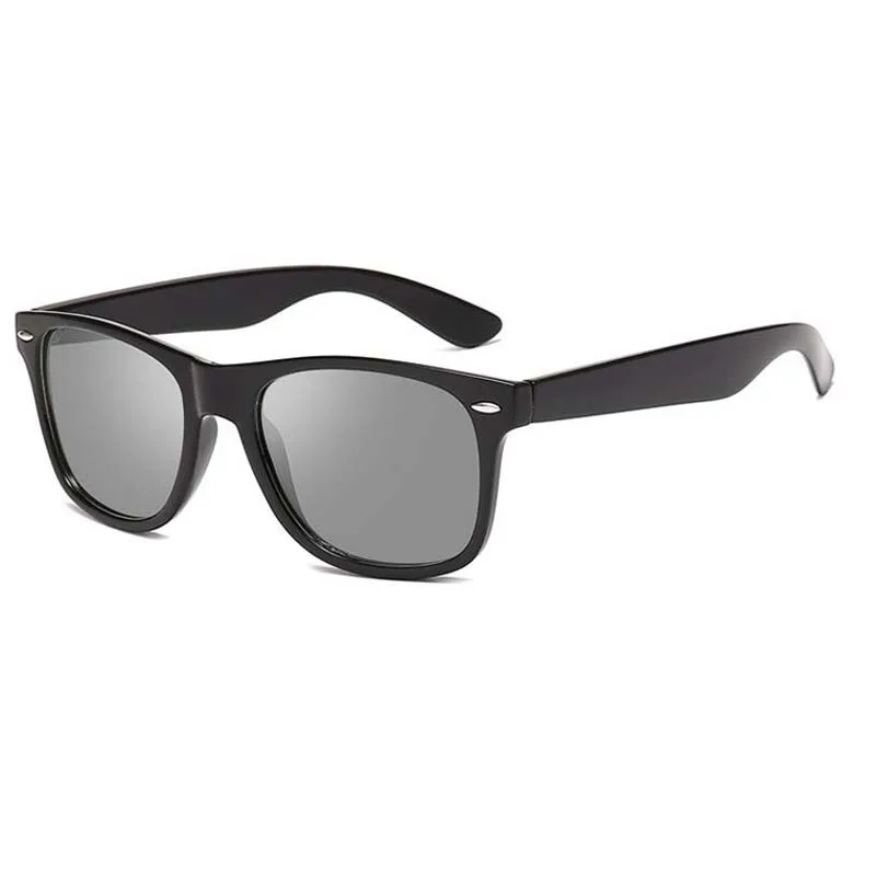 Fashion photochromic Polarized Square Frame glasses Men Women Chameleon Anti-glare Change Color Lens Anti-blue light Glasses