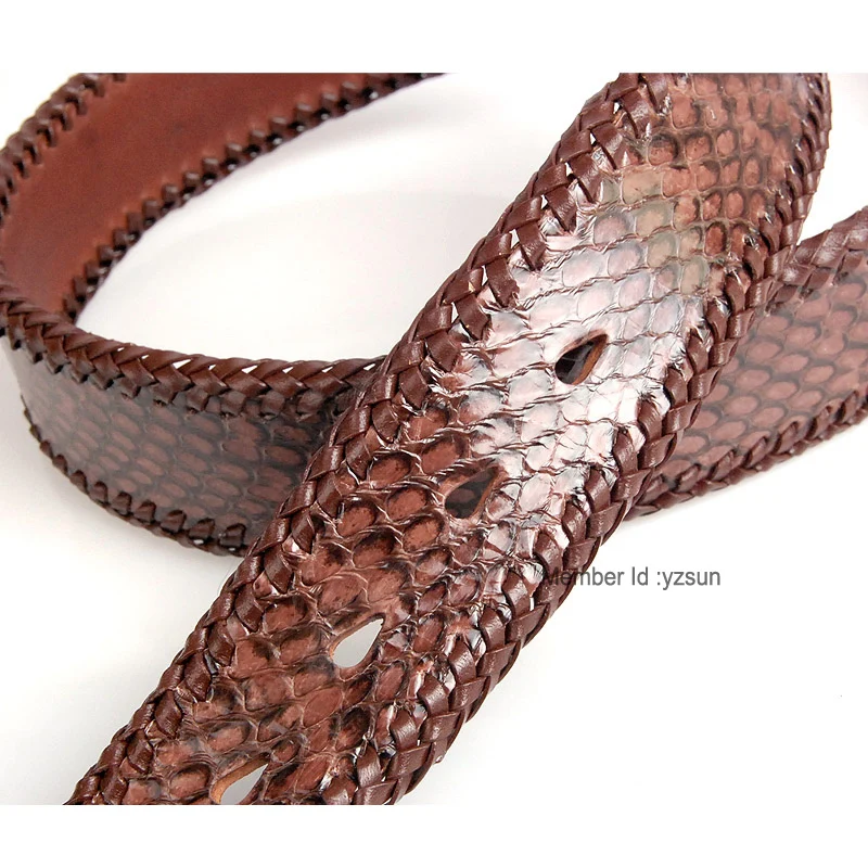cobra skin belt