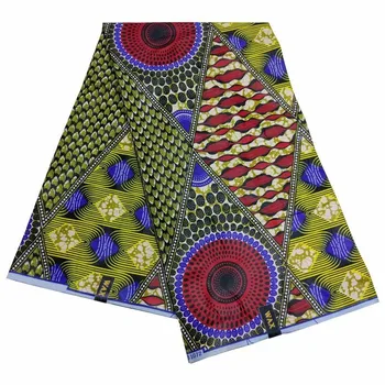 

ankara fabric 6yards african wax print fabric latest design wax fabric good quality tissu africain for women party dress