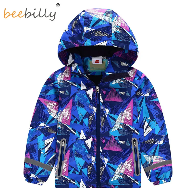 

2018 Children Outerwear Warm Coat Sporty Kids Clothes Waterproof Windproof Thicken Boys Cotton-padded Jackets Autumn and Winter