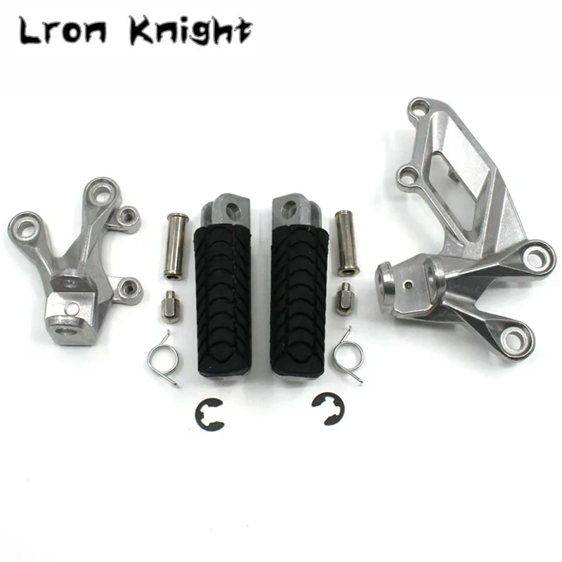 

For KAWASAKI ZZR1400 ZZR 1400 ZX-14R ZX14R ZX 14R 2006-2014 Motorcycle Footrests Front Foot Pegs Pedals Rest Footpegs Bracket