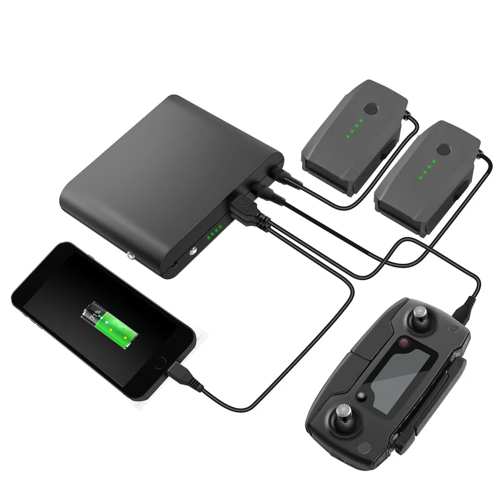 

Mobile Power Bank Charger For DJI Mavic PRO Platinum Multi-function 8000mah Portable USB Mobile Power For Battery Remote Control