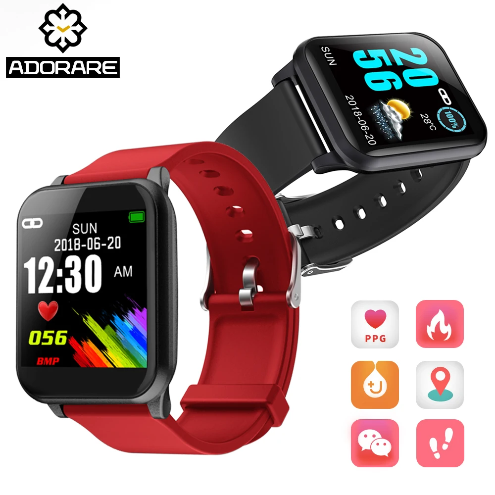 

Sport Smart watch Intelligent Digital Smart Watch Color Screen Smart Watch Heart Rate Pedometer Wrist Watch Bigdial Push Message